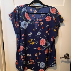 Express Colorful Flower Blouse